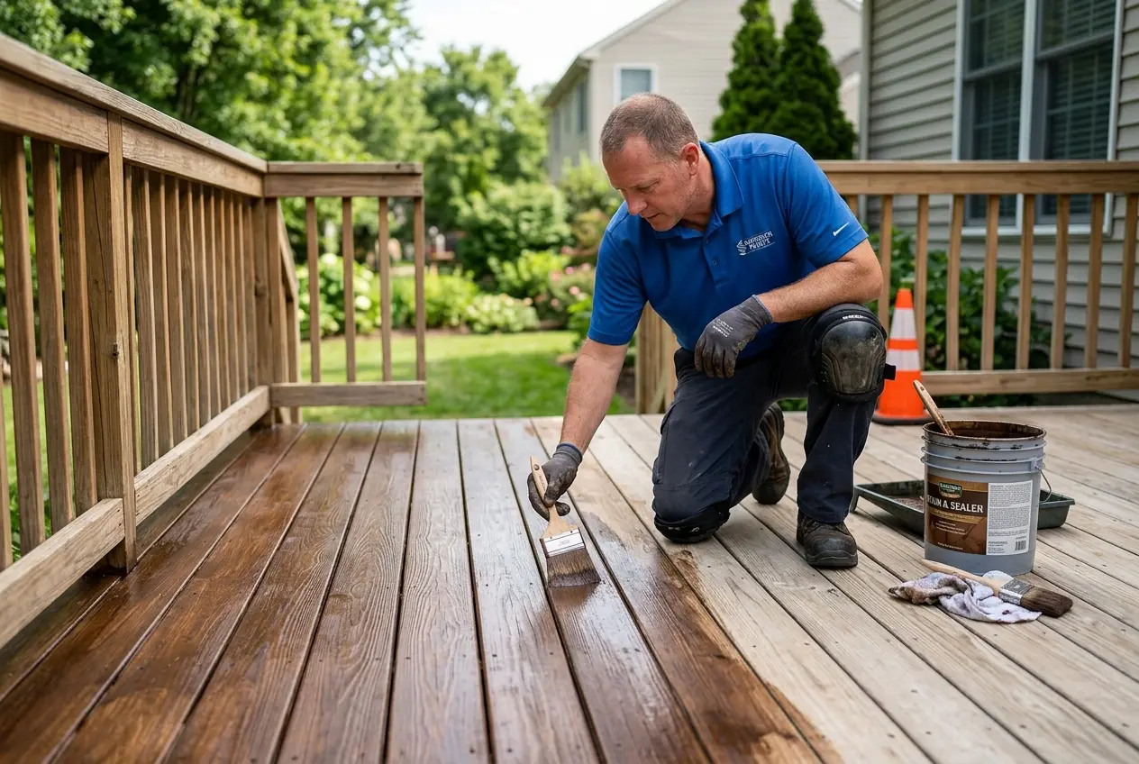 Deck Staining